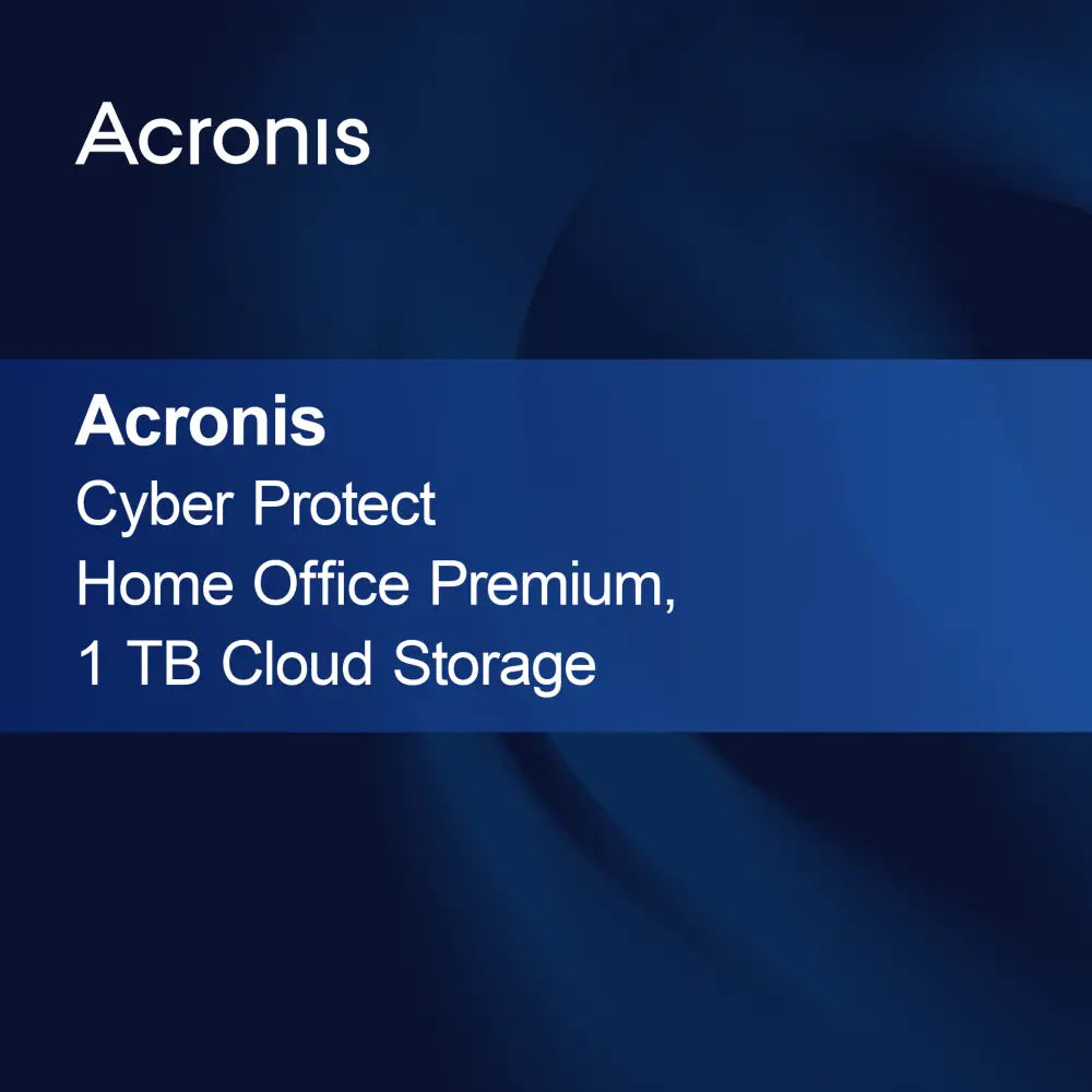 Acronis Cyber Protect Home Office Premium, 1 TB pilvitallennustila