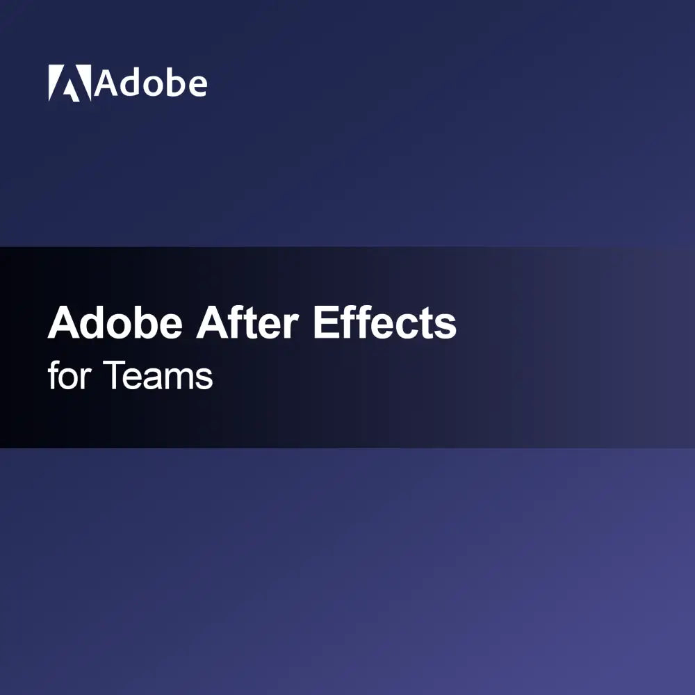 Adobe After Effects tiimeille