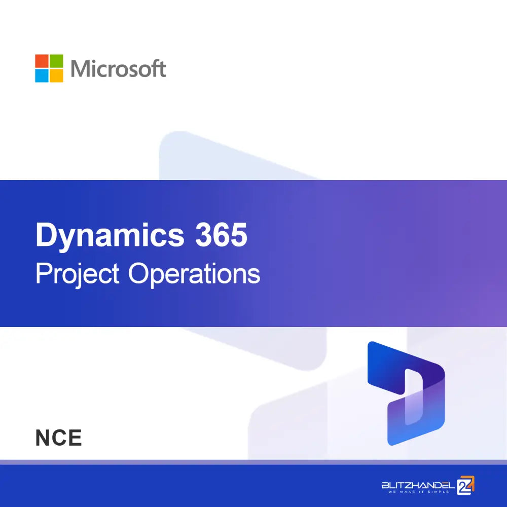 Dynamics 365 Project Operations Liitä (NCE)