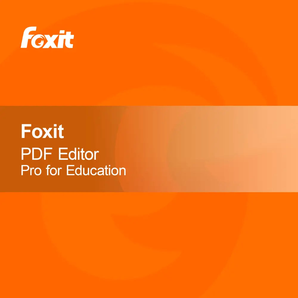 EDU Foxit PDF Editor Pro koulutuksen ylläpito