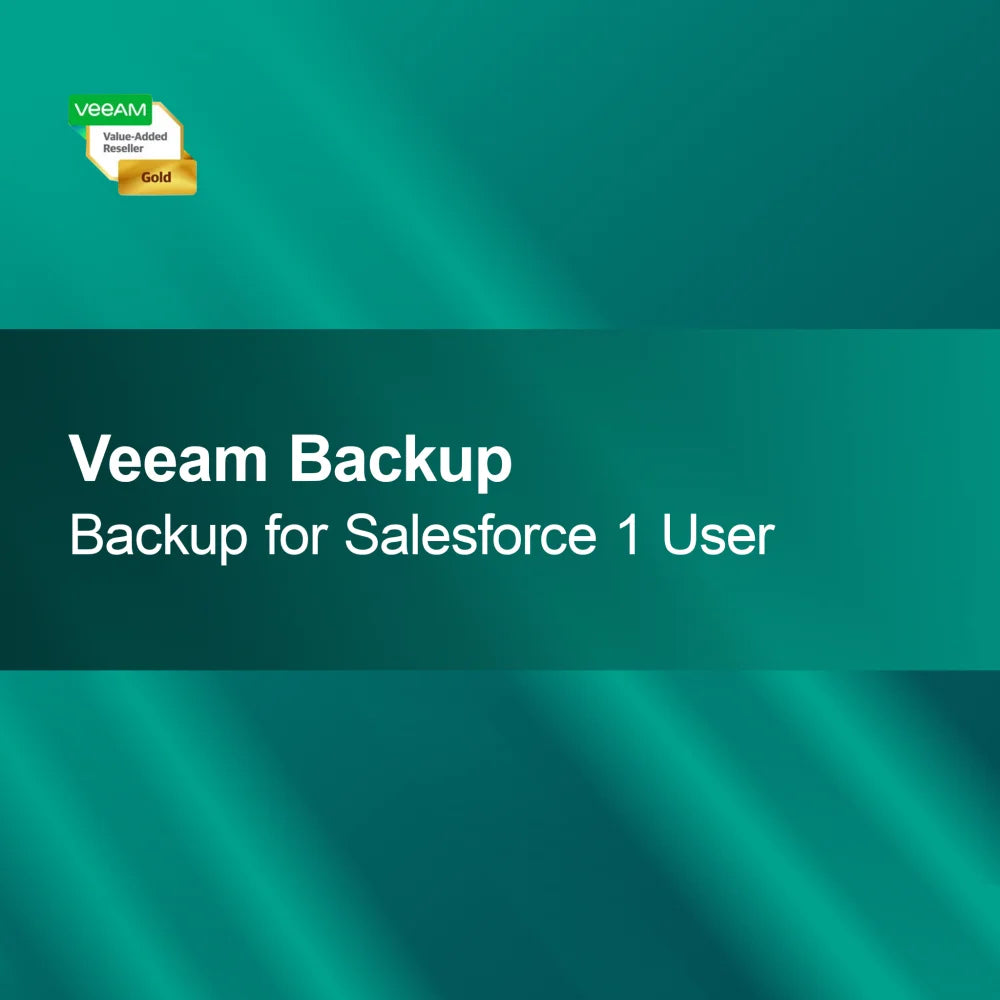 Veeam-varmuuskopiointi Salesforcea varten 1 käyttäjä