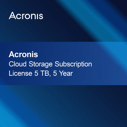 Acronis Cloud Storage Subscription License 5 TB, 5 Year