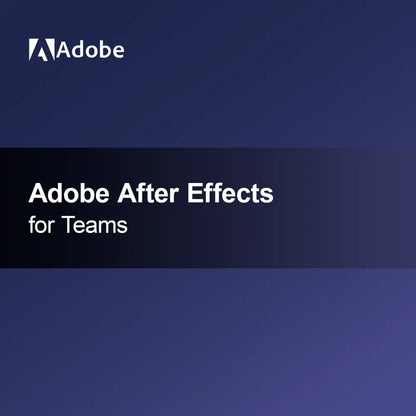 Adobe After Effects tiimeille