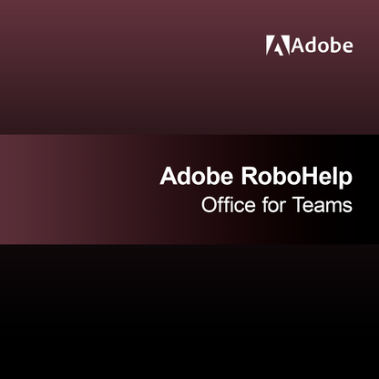 Adobe RoboHelp Office tiimeille