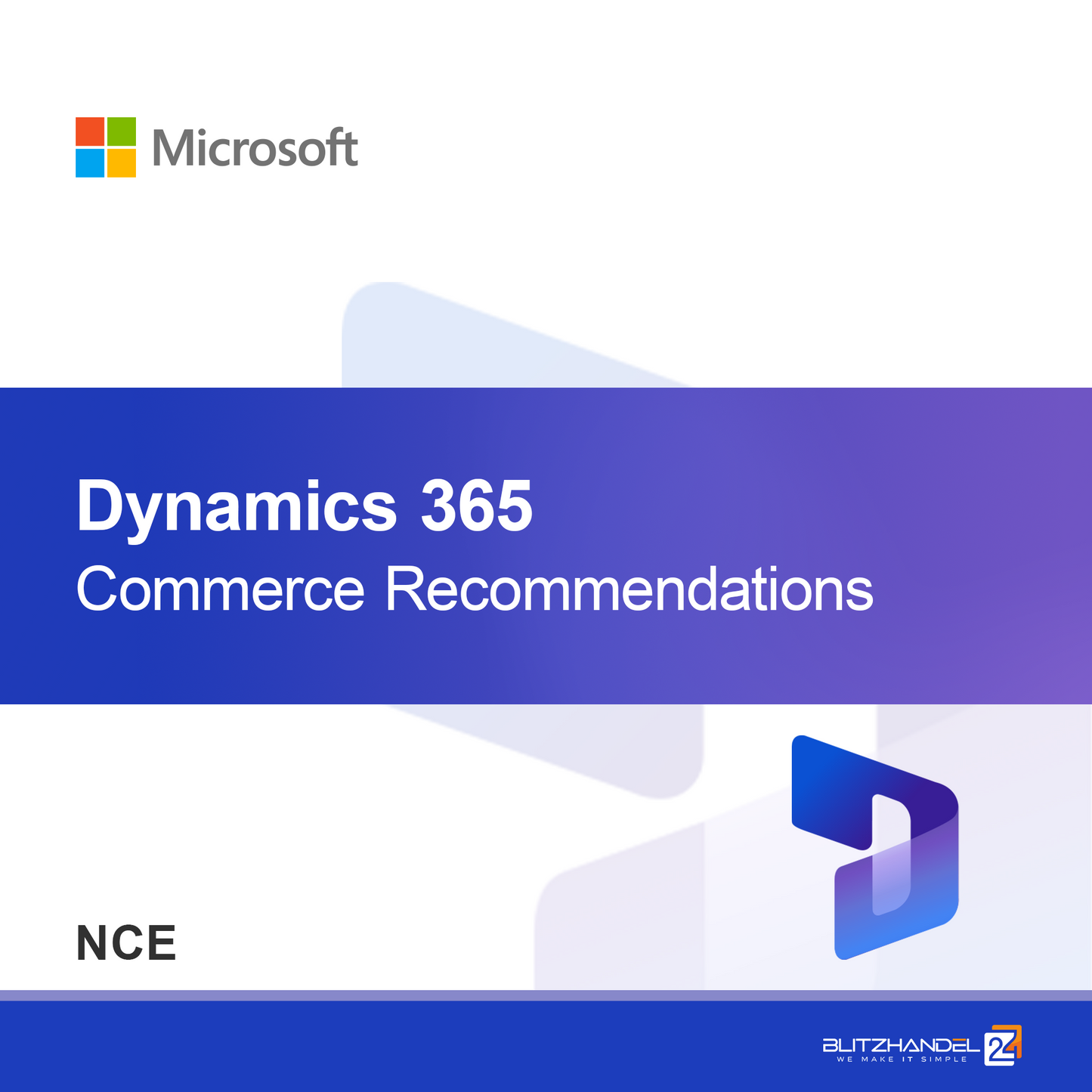Dynamics 365 Commerce -suositukset (NCE)