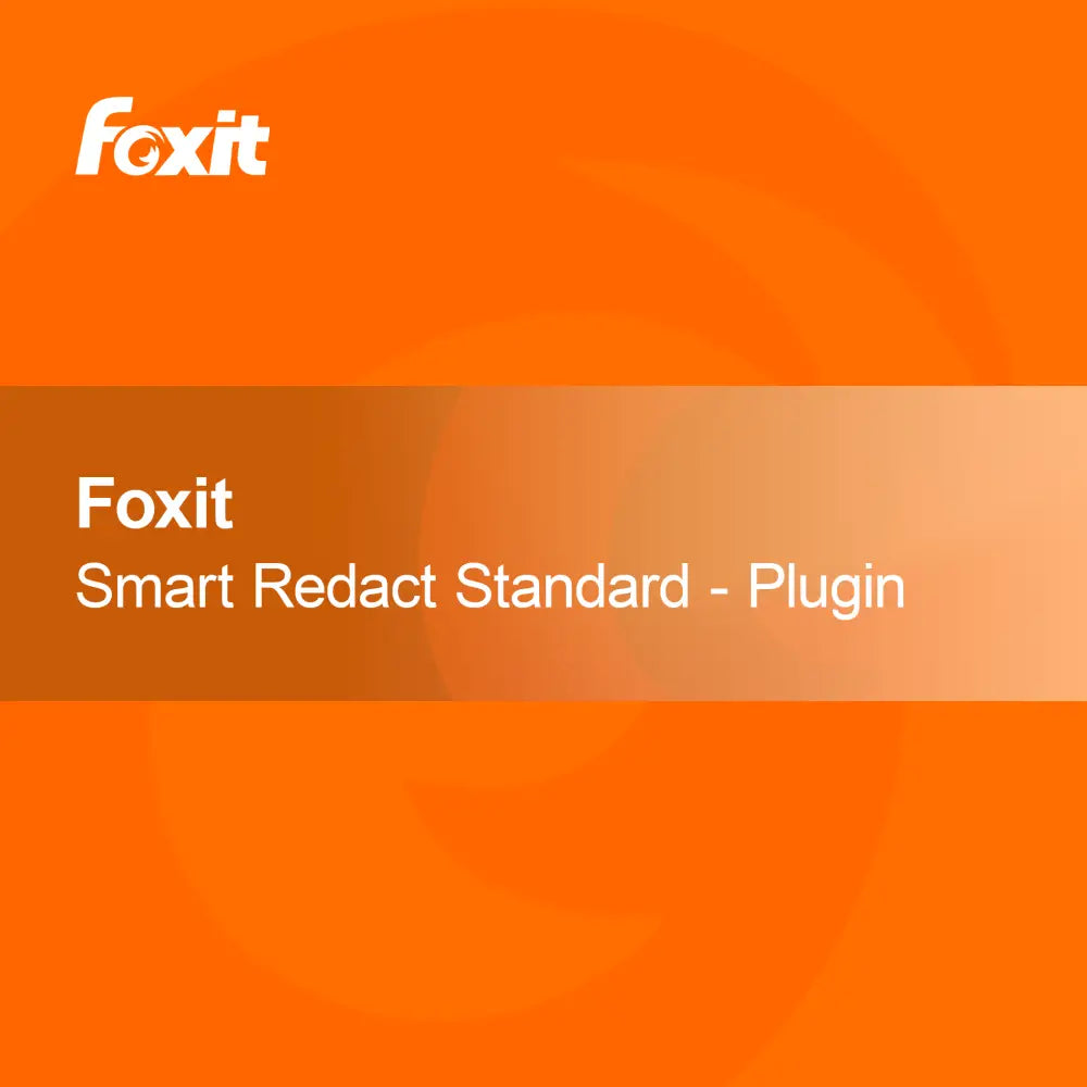 Foxit Smart Redact Standard - Laajennus