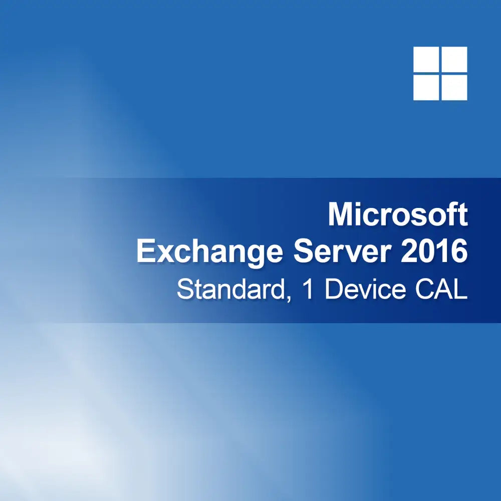 Microsoft Exchange Server 2016 Standard, 1 laitteen CAL