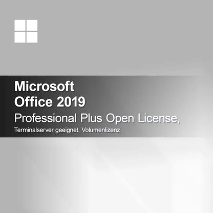 Microsoft Office 2019 Professional Plus Open License, sopii terminaalipalvelimelle, volyymilisenssi