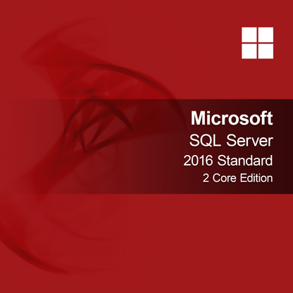 Microsoft SQL Server 2016 Standard - 2 ytimen versio