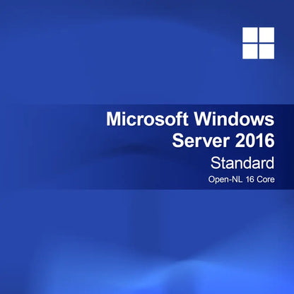 Microsoft Windows Server 2016 Standard Open-NL 16-ydin
