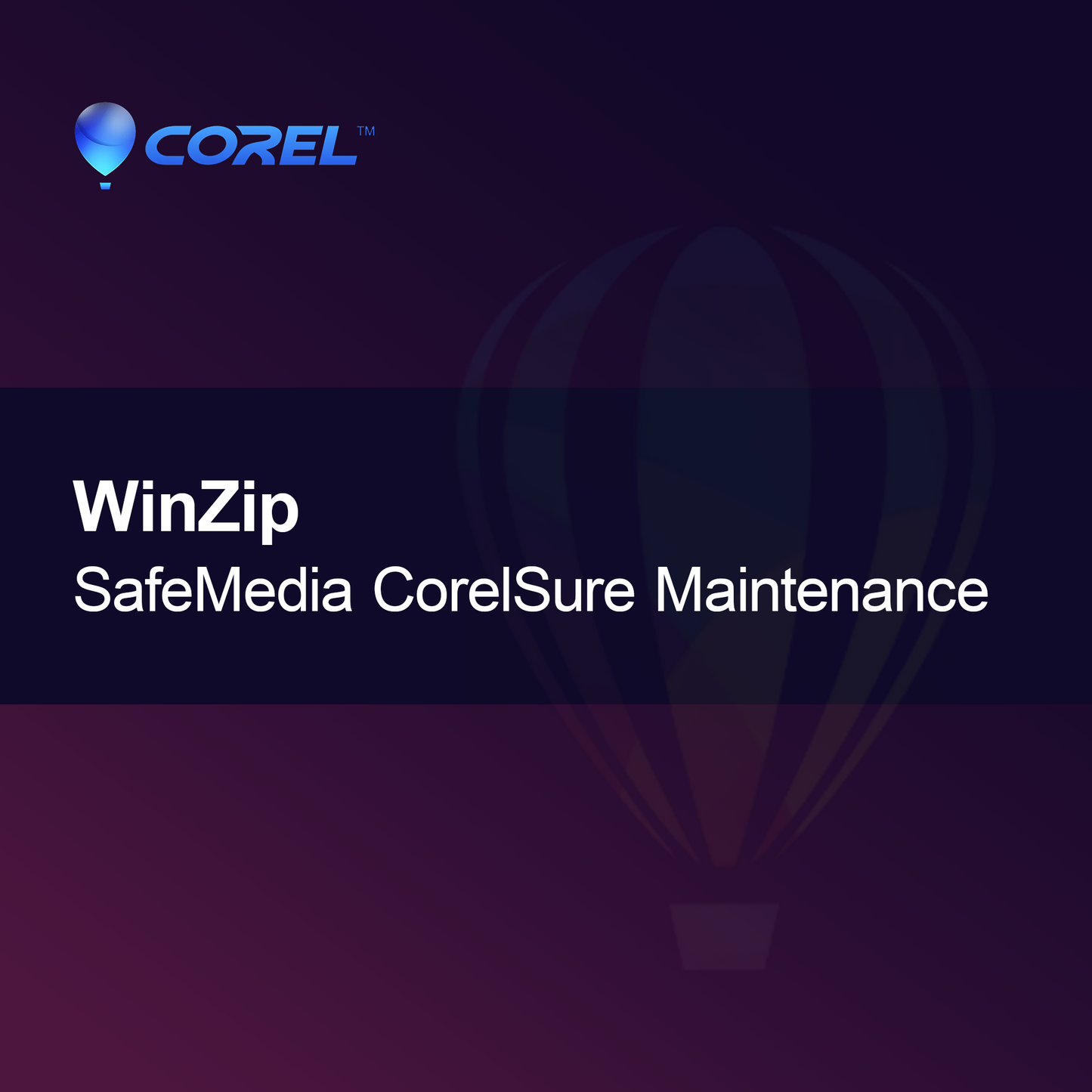 WinZip SafeMedia CorelSure Huolto