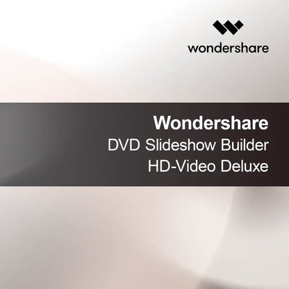 Wondershare DVD Diaesitys Builder HD-Video Deluxe